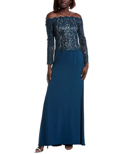 Tadashi Shoji Sho Ii Maxi Dress In Green
