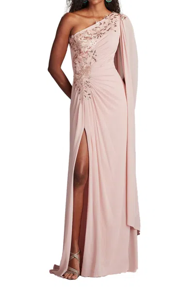 TADASHI SHOJI SONORA CAPE SLEEVE GOWN