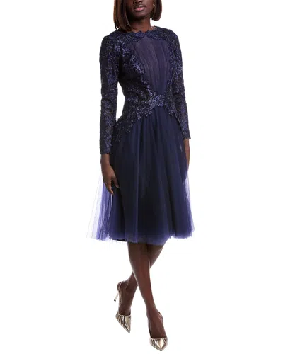 TADASHI SHOJI TULLE MIDI DRESS
