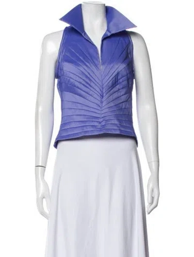 Pre-owned Tadashi Sleeveless Top In Purple
