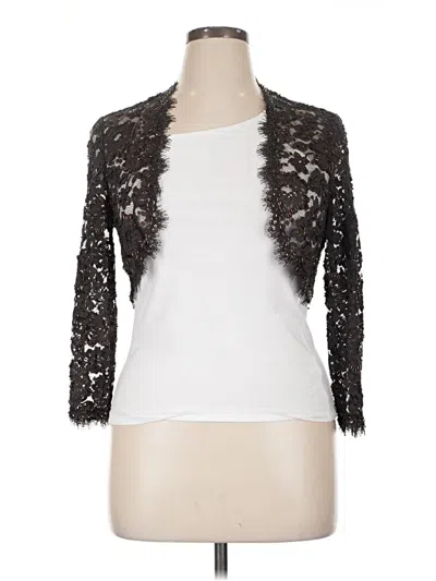 Pre-owned Tadashi Vest In Silver