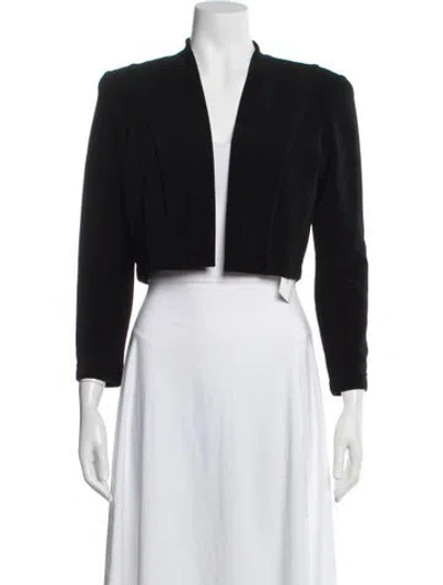 Pre-owned Tadashi Vintage Bolero In Black