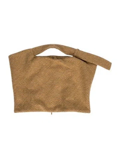 Pre-owned Tae Park Striped Crew Neck Top In Multicolor