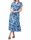 Taelynn Frisco Dress In Blue In Blue