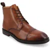 Taft Leather Boot In Gold