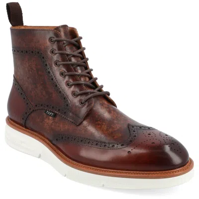 Taft 365 Men's Model 005 Wingtip Lace-up Boots In Espresso