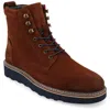 Taft 365 Men's Model 006 Wedge Sole Lace-up Boots In Chili