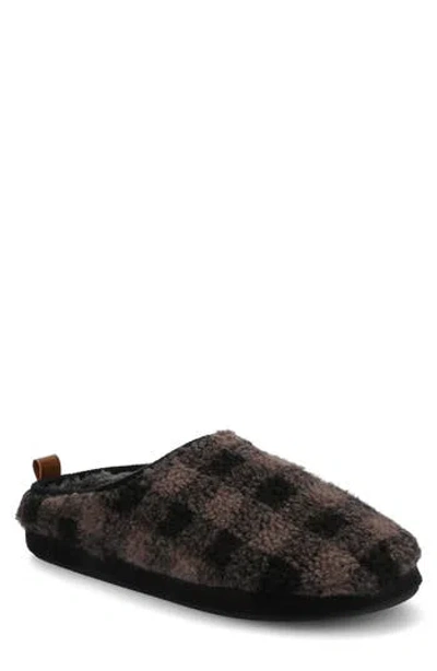 Taft Lance Faux Fur Slipper In Black