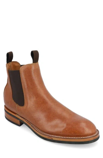 Taft Legion Stitchdown Chelsea Boot In Nutmeg