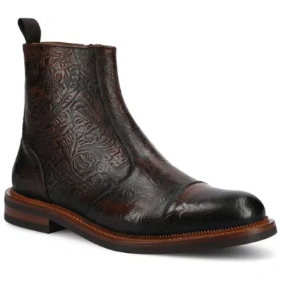 Taft Lewis Side-zip Boot In Brown