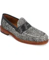 TAFT MEN'S FITZ HAIR-ON-HIDE SLIP-ON PENNY LOAFER