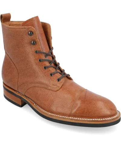 Taft Men's Legacy Lace-up Rugged Stitchdown Captoe Boot In Nutmeg