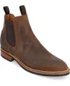 Taft Legion Stitchdown Chelsea Boot In Rust