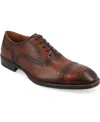 Taft Noah Cap Toe Oxford In Brown
