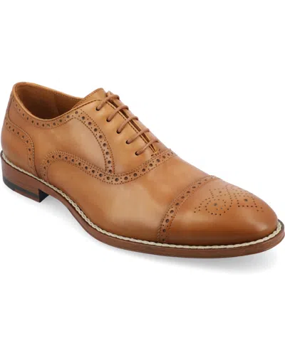 Taft Men's Noah Lace-up Dress Captoe Shoe In Honey