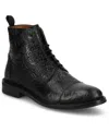 Taft Paris Embossed Boot In Noir Viejo