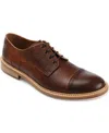 Taft Men's Rome Full-grain Leather Cap Toe Dress Shoes In Brown