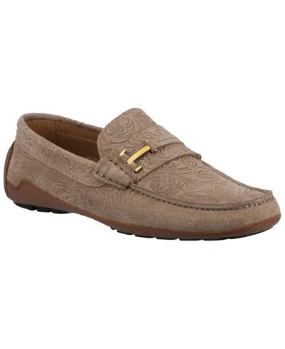 Taft Men's Suede Slip-on Loafers In Brown
