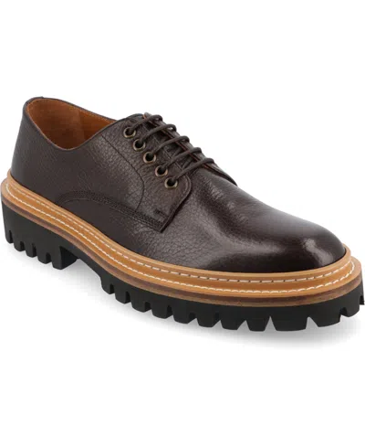 Taft Men's The Country Derby Shoe With Lug Sole In Coffee