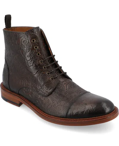 Taft Men's The Rome Lace Up Boot In Marron Viejo