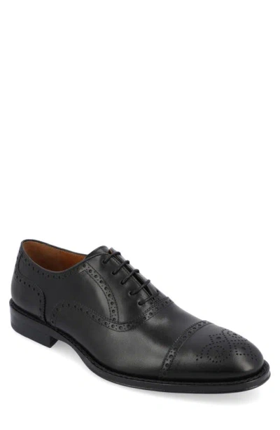 Taft Noah Cap Toe Oxford In Black