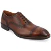 Taft Noah Cap Toe Oxford In Brown