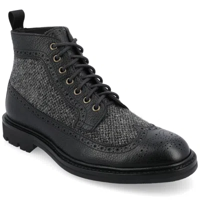 Taft The Boston Boot In Black In Grey
