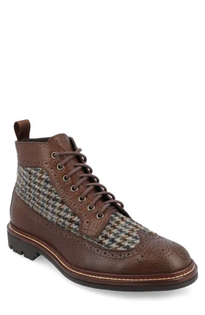 Taft The Boston Longwing Boot In Chocolate