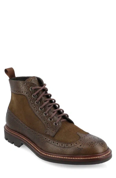 Taft The Boston Longwing Boot In Olive
