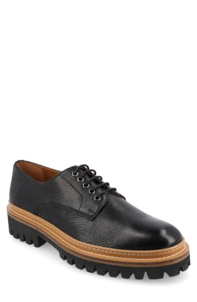 Taft The Country Lug Sole Derby In Black