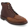 Taft The Darcey Moc Toe Boot In Brown