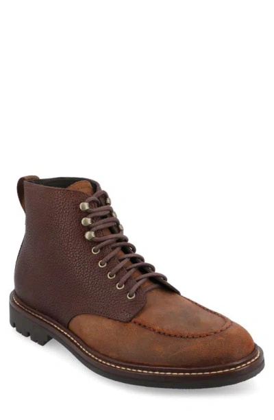 Taft The Darcey Moc Toe Boot In Brown