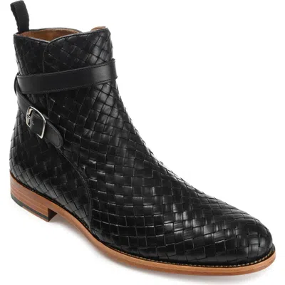 Taft The Dylan Boot In Black Woven