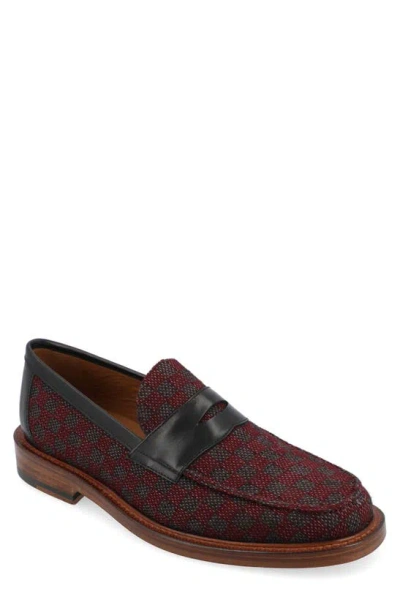 Taft The Fitz Loafer In Maroon