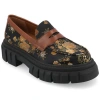 Taft The Flora Loafer In Black Multi