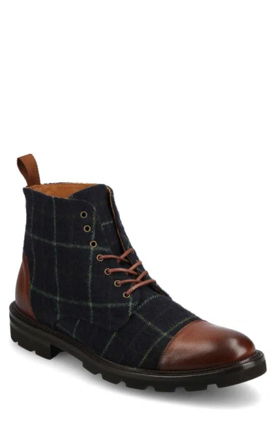 Taft The Jack Cap Toe Boot In Blue