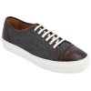 Taft The Jack Sneaker In Grey/oxblood