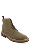 Taft The Jaro Cap Toe Boot In Olive