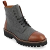 Taft The Jill Boot In Grey/brown