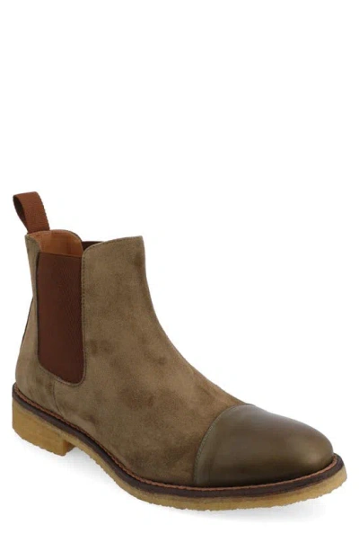 Taft The Outback Chelsea Boot In Olive