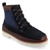 Taft The Ranger Moc Toe Boot In Blue
