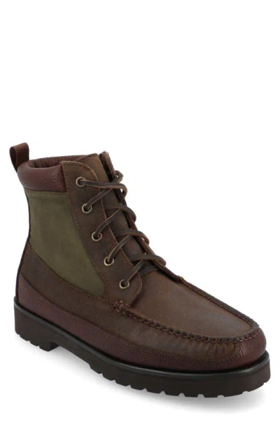 Taft The Ranger Moc Toe Boot In Earth