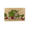 Tag 1'6" X 2'6" Bunny Eating Raddish Easter Rectangle Indoor Outdoor Coir Door Welcome Mat Multicolo In Multi