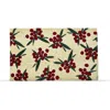 Tag 1'6" X 2'6"  Winter Berries Coir Mat Rectangle Indoor And Outdoor Coir Door Welcome Mat In Neutral