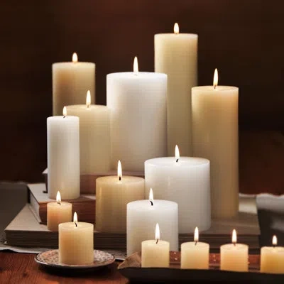 Tag 6 Piece Unscented Votive Candle Set In White
