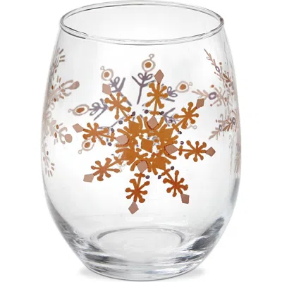 Tag Adobe Sugar Pink Stemless Wine Glasses In Transparent