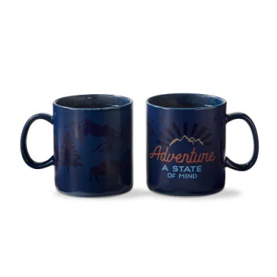 Tag Adventure Heat Changing Mug In Blue