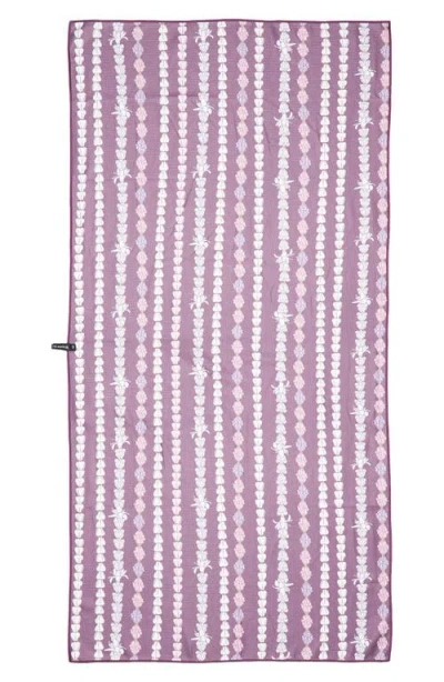 Tag Aloha Quick Dry Beach Towel In Pink