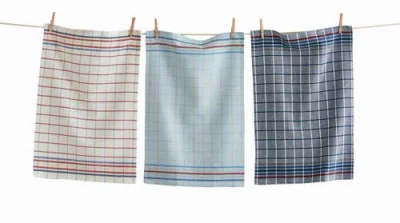 Tag American Check Dishtowel Set Of 3 In Multi