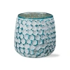 Tag Andera Coastal Turquoise White Tealight Candle Holder In Blue